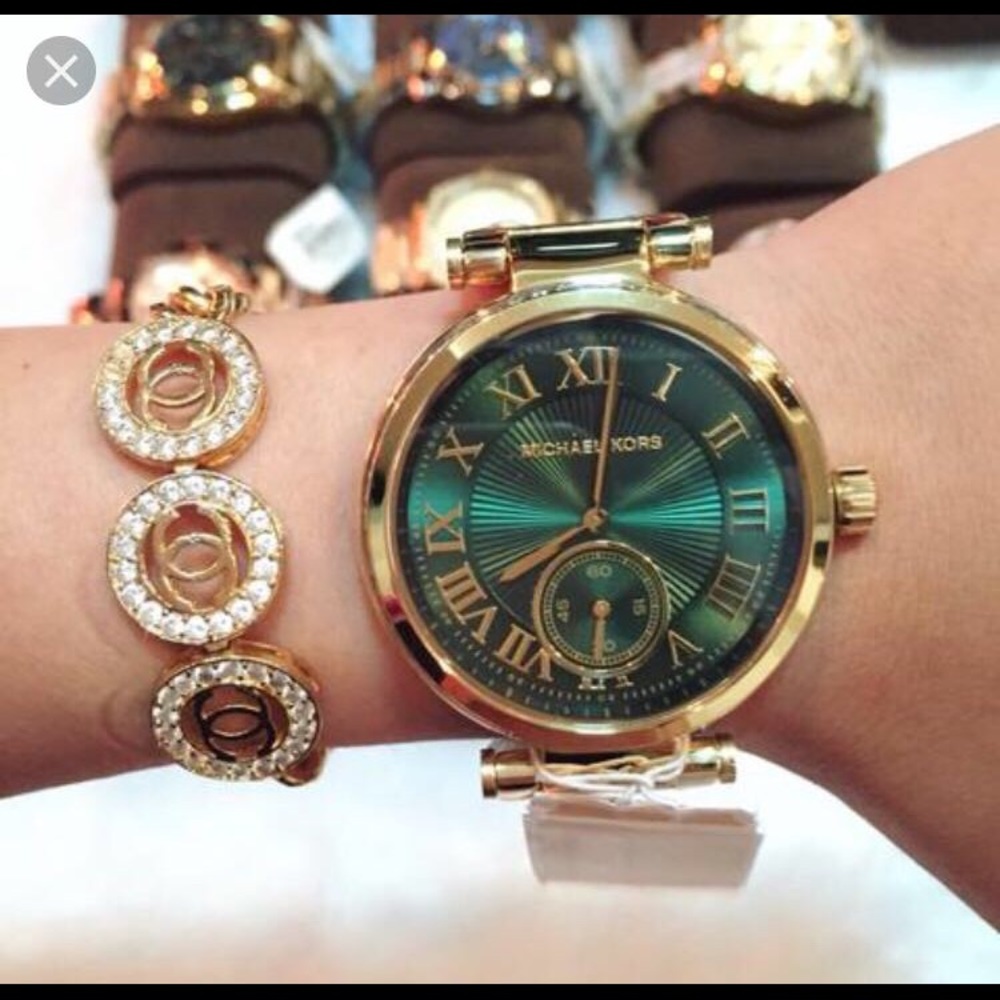 Emerald Michael kors watch